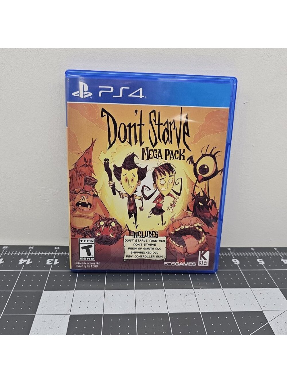 Don't Starve Mega Pack PS4 Misprint Error Version CUSA-04282 CIB Clean Disc Skin